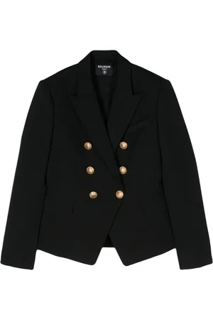 Balmain Blazer en laine à boutonnière croisée