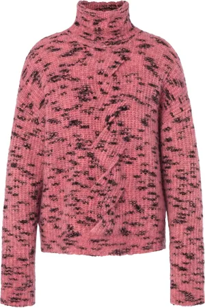 Moschino Pull en maille torsadée à col roulé