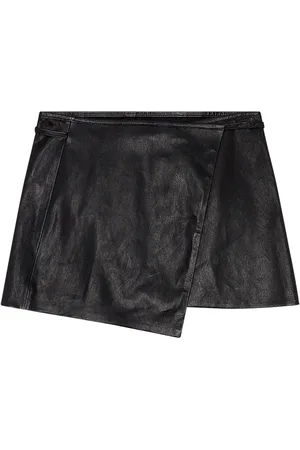 Diesel Jupe L-Kesselle en cuir