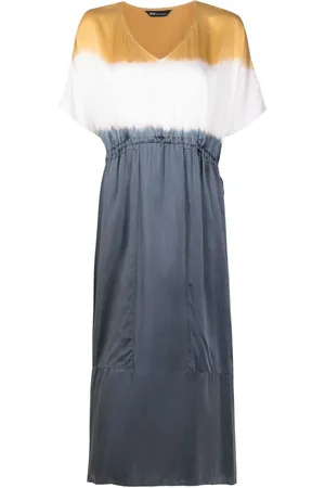 Uma Raquel Davidowicz Robe mi-longue à imprimé tie dye