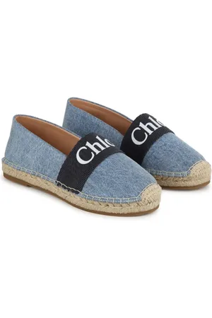Chloé Espadrilles en jean à logo imprimé