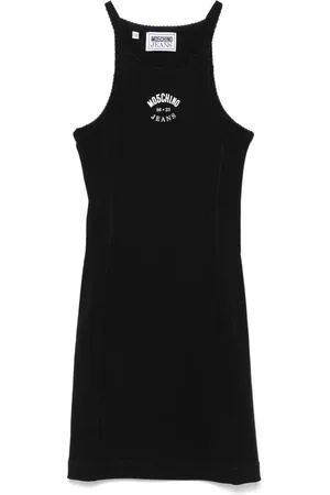 Moschino Robe courte à logo imprimé