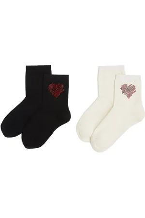 Karl Lagerfeld Lot de deux paires de chaussettes à motif K/Heart