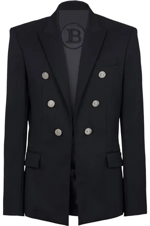 Balmain Veste à boutons embossés