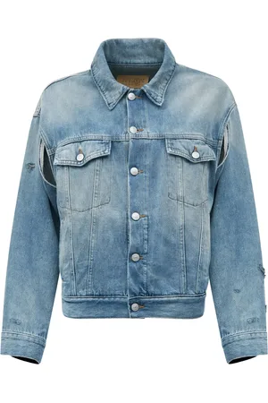 Maison Margiela Veste en jean à coutures signature