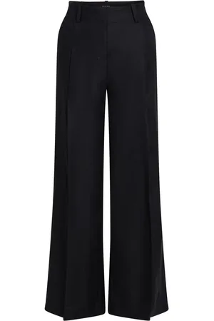 Karl Lagerfeld Pantalon ample à taille haute