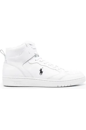 Ralph Lauren Baskets montantes à logo brodé