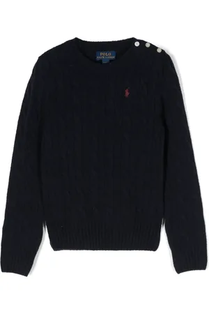Ralph Lauren Pull en maille torsadée à logo Polo Pony