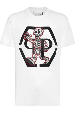 Philipp Plein T-shirt à ornements strassés