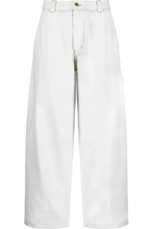 Maison Margiela Jean ample à taille mi-haute