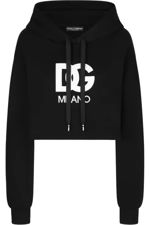 Dolce & Gabbana Hoodie en coton à patch logo