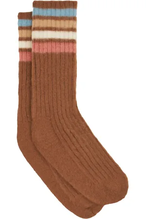 Etro Chaussettes colour block à rayures
