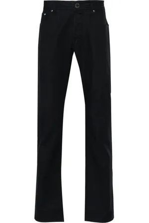 Jacob Cohen Pantalon droit à détail de foulard