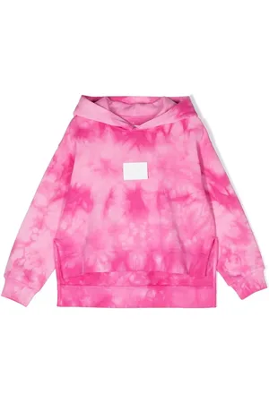 Maison Margiela Hoodie tie-dye à patch logo