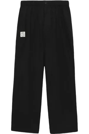 Izzue Pantalon ample à logo appliqué
