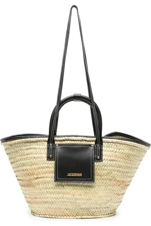 Jacquemus Sac cabas à plaque logo