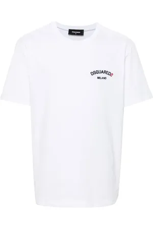 Dsquared2 T-shirt en coton à logo brodé