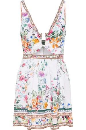 Camilla Robe courte à fleurs