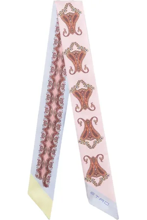 Etro Foulard en soie à imprimé cachemire