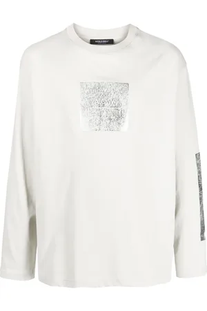 A-cold-wall* T-shirt Foil Grid à manches longues