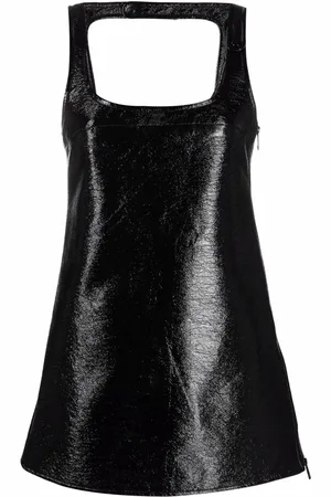 Courrèges Robe courte à design sans manches