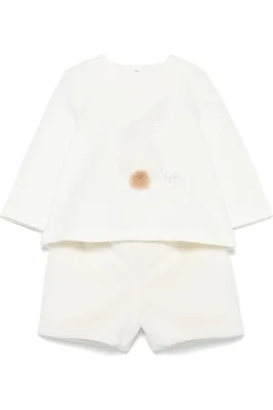 Il gufo T-shirt à motif lapin