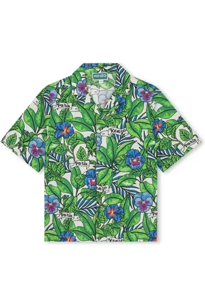 Kenzo Chemise en coton à fleurs
