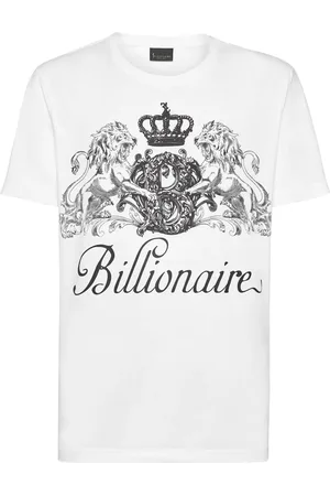 BILLIONAIRE T-shirt en coton à logo imprimé