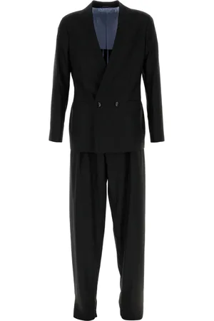 Giorgio Armani Costume en laine à veste croisée