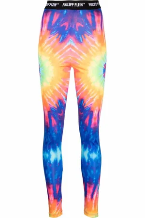 Philipp Plein Legging à imprimé tie-dye