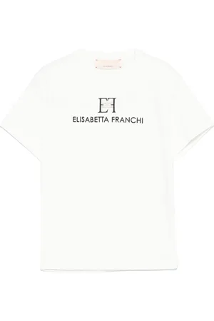Elisabetta Franchi T-shirt à logo brodé