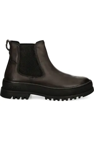 Blauer Bottes en cuir