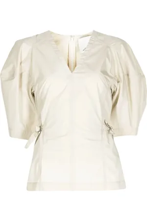 3.1 Phillip Lim Haut col v à manches courtes