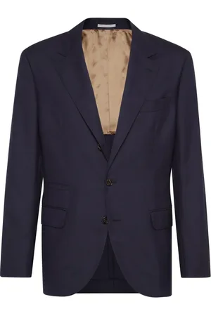 Brunello Cucinelli Blazer à simple boutonnage