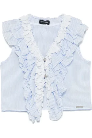 MONNALISA Blouse rayée à volants