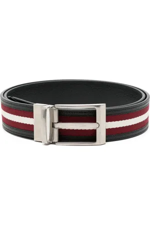 Bally Ceinture en cuir à rayures