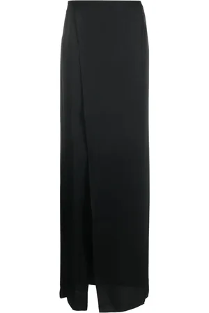 MAISON CLOSE Robe-portefeuille à fini satiné