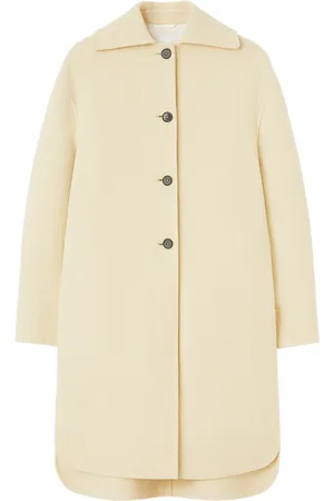 Jil Sander Manteau en laine vierge à simple boutonnage