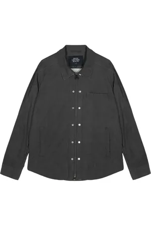 MAN ON THE BOON. Veste zippée à effet froissé