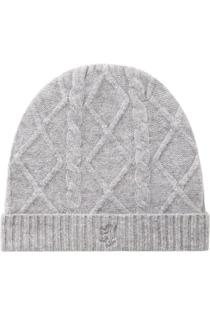 PRINGLE OF SCOTLAND Bonnet en maille torsadée