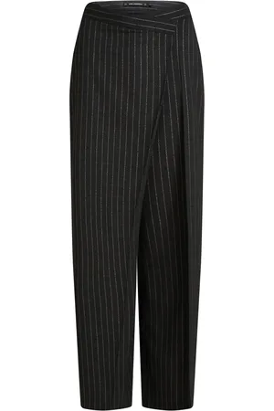 Karl Lagerfeld Pantalon fuselé à fines rayures