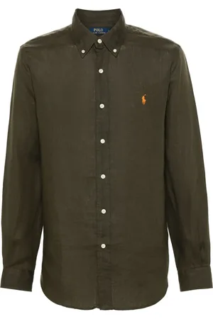 Ralph Lauren Chemise en lin à logo