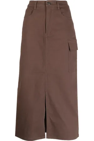 B+AB Jupe mi-longue à taille haute