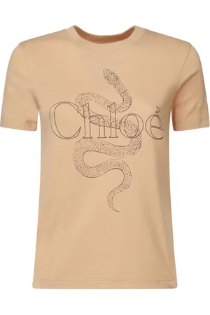 Chloé T-shirt à imprimé serpent