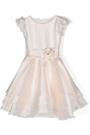 MONNALISA Robe sans manches à fleurs appliquées