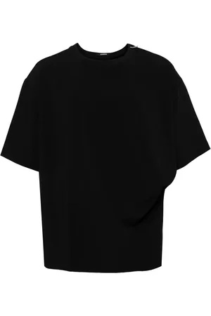 SONGZIO T-shirt drapé à design asymétrique