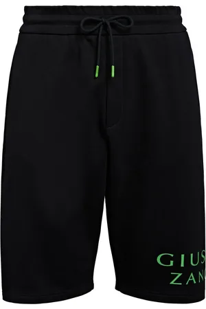Giuseppe Zanotti Short de sport Lr-43 à logo imprimé