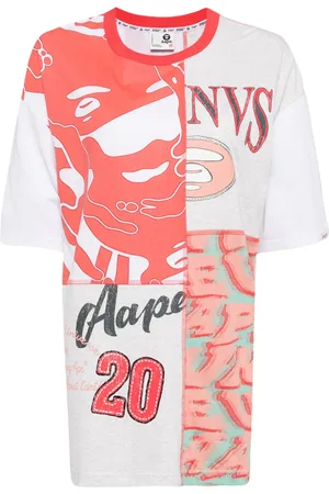 A Bathing Ape T-shirt en coton à imprimé graphique