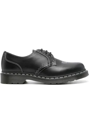 Dr. Martens Derbies en cuir à coutures contrastantes