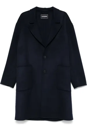 CENERE GB Manteau droit à simple boutonnage